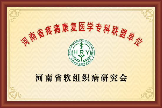 河南省疼痛康复医学专科联盟单位